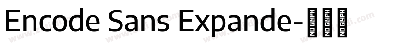 Encode Sans Expande字体转换